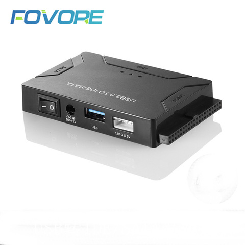 Adaptador de disco duro SATA a USB 3.0, combo USB IDE SATA, convertidor de transferencia de datos para unidad óptica 2.5/3.5/5.25 de HDD, SSD ► Foto 1/6