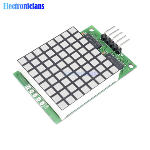 8x8 matriz cuadrada rojo pantalla LED módulo de puntos 74HC595 módulo rojo píxeles para Arduino UNO R3 MEGA2560 Raspberry Pi ► Foto 1/1