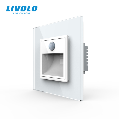 LivoloUK-Interruptor de esquina de pasillo y porche, Sensor de luz inteligente con control táctil, en la oscuridad, con sensor de inducción ► Foto 1/6