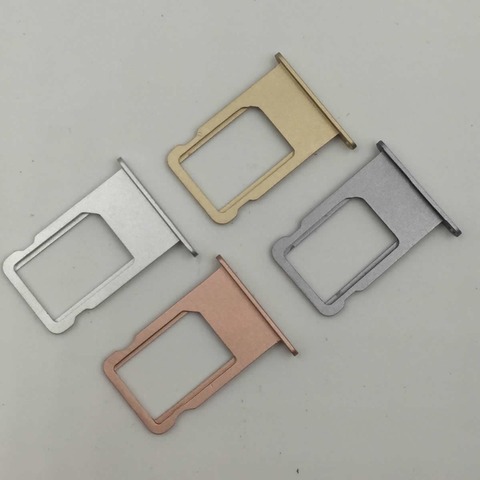 Soporte de tarjeta Micro Nano SIM, repuesto de ranura para bandeja, soporte de tarjeta SIM, enchufe adaptador para iphone 6 6s 6 plus ► Foto 1/1