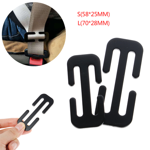 Ajustador de cinturón de seguridad de Metal para coche, Clip de bloqueo automotriz, abrazadera de cinturón, accesorios de cinturones de seguridad, 58/70MM ► Foto 1/6