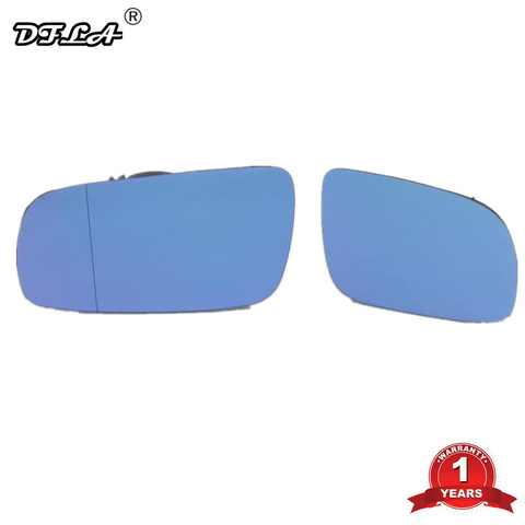 Espejo de cristal azul para coche VW Golf 4 MK4, cristal calefactado, lado izquierdo y derecho, 1998, 1999, 2000, 2001, 2002, 2003, 2004, 2005, 2006, 2 uds. ► Foto 1/6