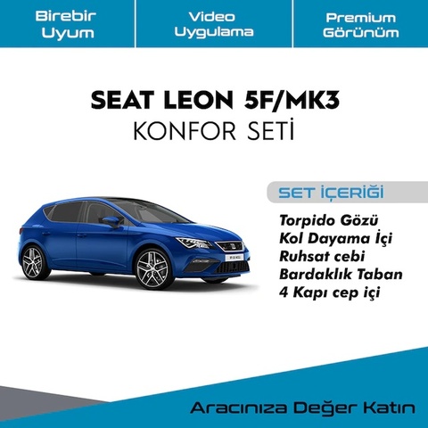 SEAT LEON MK3(5F), conjunto de confort y tela chapada, 2013-2022 335725158 ► Foto 1/6