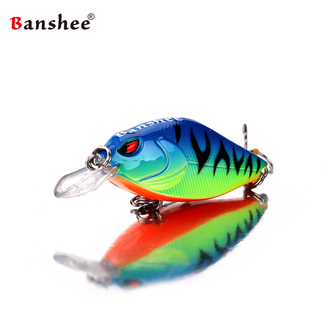 Banshee-Crankbait redondo para pesca, 58mm, 9g, Crankbait de buceo poco profundo, señuelo de pesca, sonajero, Crankbait, cebo duro Artificial ► Foto 1/6