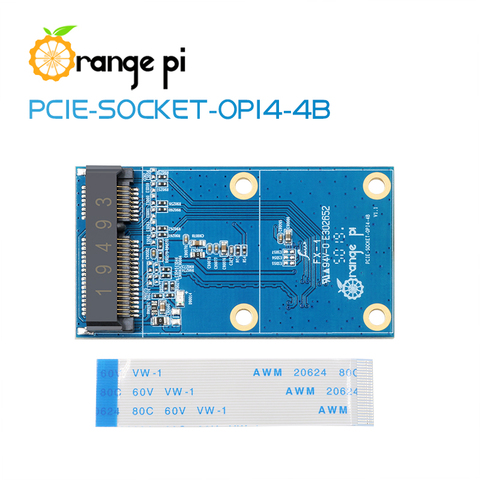 Placa de expansión naranja Pi 4/4B, placa de desarrollo de interfaz especial PCIE Socket ► Foto 1/6