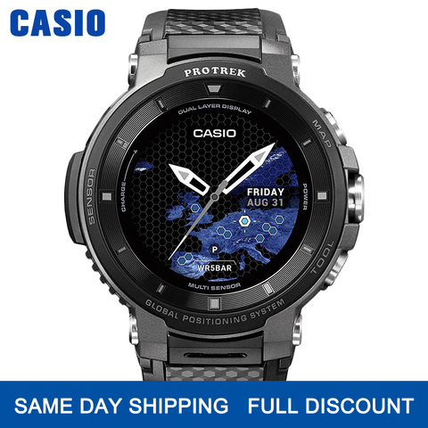 Reloj Casio para hombre g shock marca de lujo reloj de pulsera deportivo impermeable reloj inteligente relojes de cuarzo relojes para hombre Monitorización GPS inteligente Pantalla táctil Bluetooth Fitness Tracker WSDF ► Foto 1/4