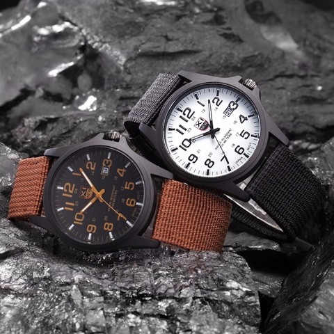 Splendid New Design-relojes para exteriores para hombre, banda de nailon, reloj de pulsera deportivo, analógico, deportivo, militar, de cuarzo, Masculino ► Foto 1/6