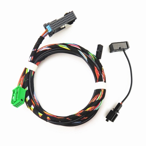 Arnés de cables con Bluetooth para coche, cableado con micrófono para 9W2, RCD510, RNS510, Passat B6, B7, Golf 5, MK5, 6, MK6, Tiguan, Touran, Polo, Eos ► Foto 1/6