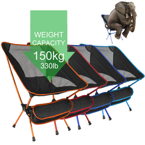 Silla plegable de viaje ultraligera de alta calidad para exteriores, asiento para acampar, playa, senderismo, asientos para Picnic, herramientas de pesca, silla ► Foto 1/6