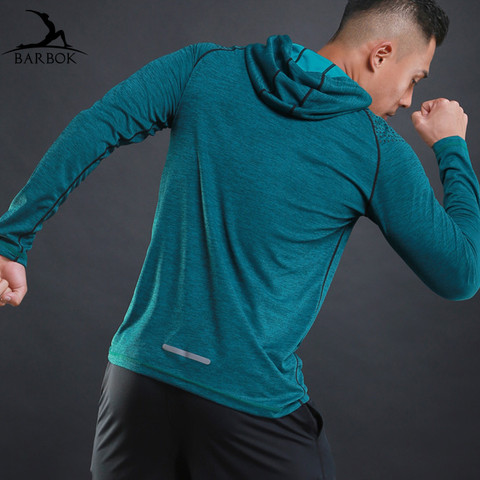 Chaquetas Nueva Sudadera con capucha correr para hombre y mujer, ropa deportiva de 3 colores, reflectante para la noche, para correr al aire libre, para gimnasio ► Foto 1/6