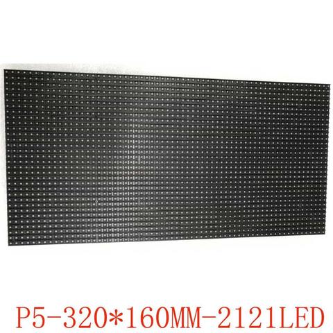 Panel led p5 a todo color para interior, módulo de pantalla led de 320x160mm para tablero de pantalla led de vídeo interior, pared de vídeo led ► Foto 1/6