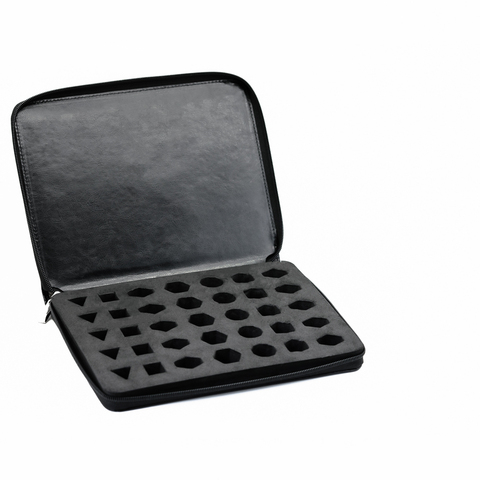 Cusdie DND-funda de dados aleatoria, 7 Uds., soporte de dados DND Compatible con dados poliédricos DND, almacenar hasta 5 Juegos/35 Uds. Dados ► Foto 1/5