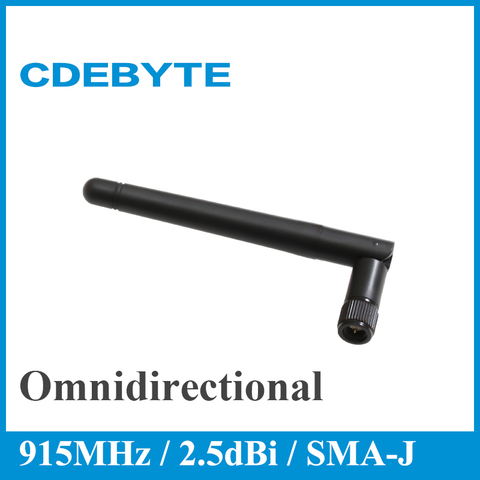 CDEBYTE-antena Wifi omnidireccional, 2 uds., 915MHz, alta ganancia, largo alcance, SMJ, 2.5dBi, 915M, aérea ► Foto 1/1