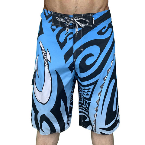 Pantalones cortos de talla grande para hombre, Bermudas para surfear, bañadores para correr y playa ► Foto 1/6