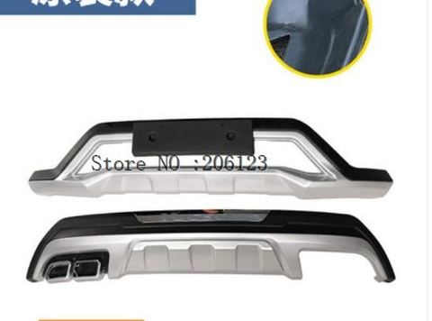 Coche styling2015-2022 para Hyundai Tucson ABS frente Protector de Parachoques Trasero placa de deslizamiento coverRear parachoques Protector de placa de deslizamiento ► Foto 1/3