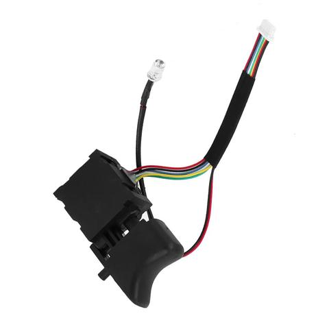 Matkap-gatillo de taladro eléctrico CW/CCW de velocidad ajustable, negro, compatible con el interruptor para FA2-16/1WEK, taladro inalámbrico. ► Foto 1/6