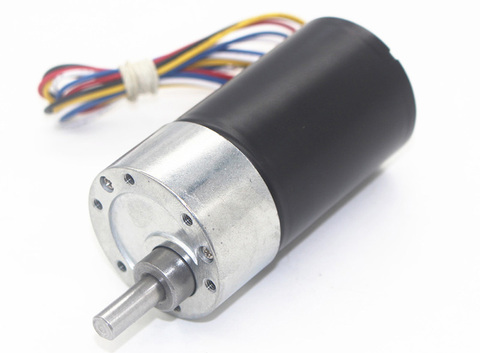 Caja de engranajes de 37mm de diámetro potente Micro larga vida de alto torque DC12V 24V Motor sin escobillas Motor silencioso BLDC motorreductor JGB37-3650 ► Foto 1/2