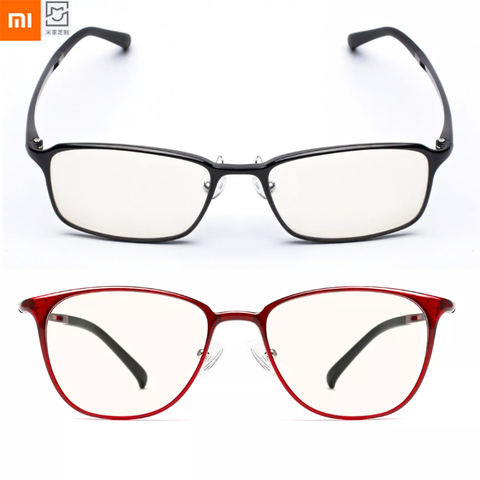 Xiaomi-Gafas de cristal Mijia TS para hombre y mujer, anteojos de protección ocular a prueba de fatiga visual y rayos UV, color azul ► Foto 1/6