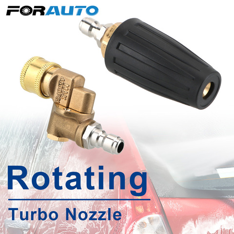 FORAUTO-acoplador pivotante giratorio para conector rápido, pulverizador de chorro, boquillas, pulverizador, arandela de presión del coche, accesorios ► Foto 1/1