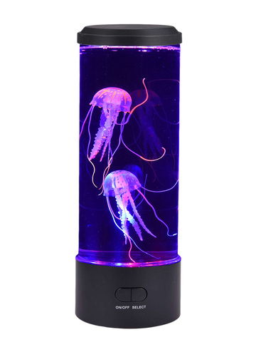 Lámpara de mesita de noche para acuario, luz LED de Medusa para mesita de noche, escritorio, luz de noche de mesa ► Foto 1/6