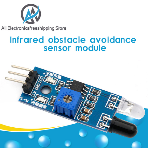 Electrónica Inteligente para Arduino Diy, Robot inteligente de coche, fotoeléctrico reflectante, 3 pines, infrarrojo IR, módulo de Sensor de evitación de obstáculos ► Foto 1/6