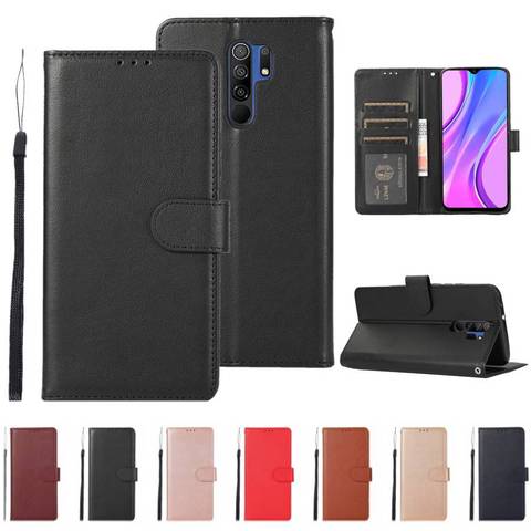 Funda de cuero para Xiaomi Redmi Note 4, 5, 6, 7, 8, 9 Pro, K30 Pro, Note 10 Lite, A3, 9T Pro Lite, Poco F2, protección contra caídas ► Foto 1/6