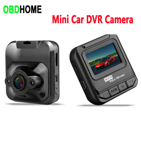 Minicámara DVR para coche, cámara de salpicadero, vídeo de visión nocturna, WDR, Full HD, 1,5 P, cámara frontal, tacógrafo seguro, Asystem, soporte de g-sensor, 1080 pulgadas ► Foto 1/6