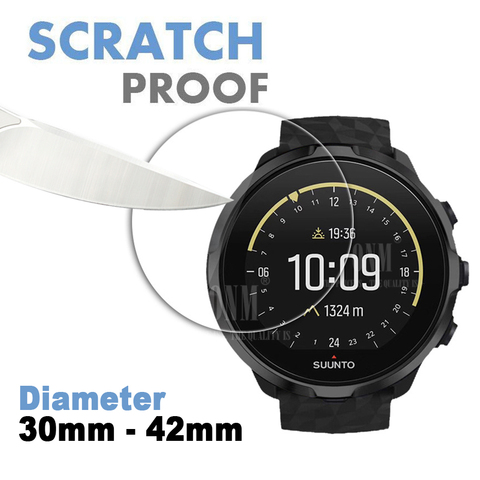 Reloj inteligente para diámetro de 30mm-42mm de vidrio templado 9H 2.5D Universal Film Protector de pantalla 23 31 32 33 34 35 36 37 38 39 40 41 MM ► Foto 1/6