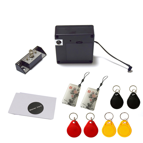 Cerradura de armario eléctrica con bloqueo RFID, tarjeta IC de 13,56 MHz, cerradura oculta Invisible para cajón de gabinete ► Foto 1/6