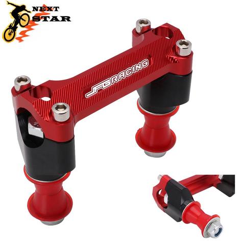 Motocicleta CNC 28MM manillar de la motocicleta de la barra vertical de montaje con abrazaderas TPU pernos para Honda CRF250R 2013-2017 CRF450R 2009-2016 CRF 250 ► Foto 1/6