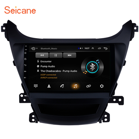 Seicane 9 pulgadas 2014-2016 Hyundai Elantra de navegación GPS Bluetooth del coche de la pantalla táctil de TV estéreo sintonizador de cámara de copia de seguridad TPMS ► Foto 1/6