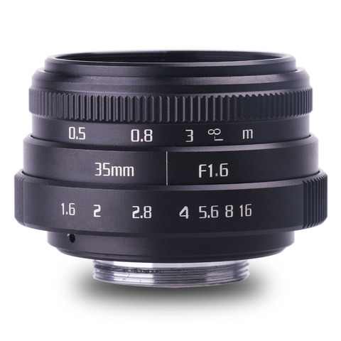 Nueva llegar fuji un 35mm f1.6 C montaje de cámara lentes de CCTV II para N1 Fuji película Fuji NEX Micro 4/3 EOS B ► Foto 1/6