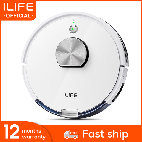 ILIFE L100 robot aspirador, navegación láser LDS, presurización de alfombras, Control inteligente planificado mediante aplicación remota WIFI, Draw Clean ► Foto 1/6