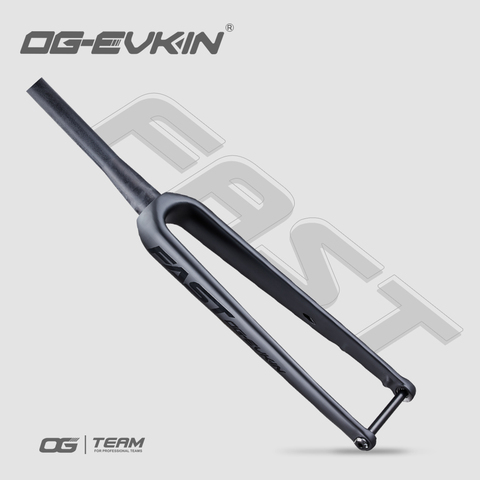 OG-EVKIN-horquilla de grava de disco de carbono de FK-008, 700 x 35C, 12x100, eje pasante, Ciclocross/Cuadro de bicicleta de carretera, Cable oculto, montaje plano ► Foto 1/6