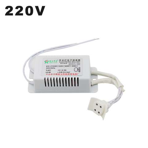 AC220V G10Q balastos electrónicos T5 anular tubo fluorescente rectificador para lámpara 22w 32w 40w Circular Universal tubo para techo de luz ► Foto 1/3