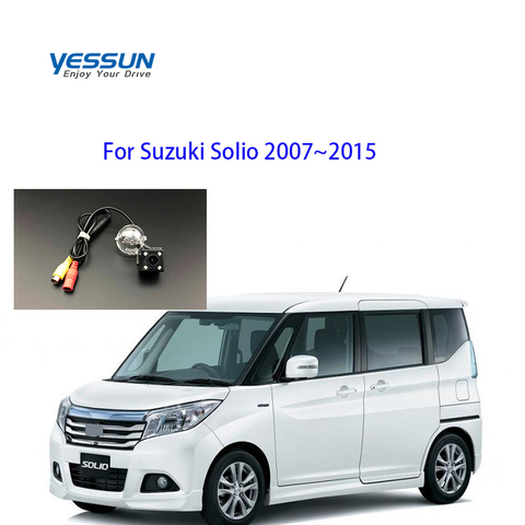 Yessun-cámara para matrícula, para Suzuki Solio 2007 ~ 2015, vista trasera de coche, asistencia de estacionamiento ► Foto 1/5