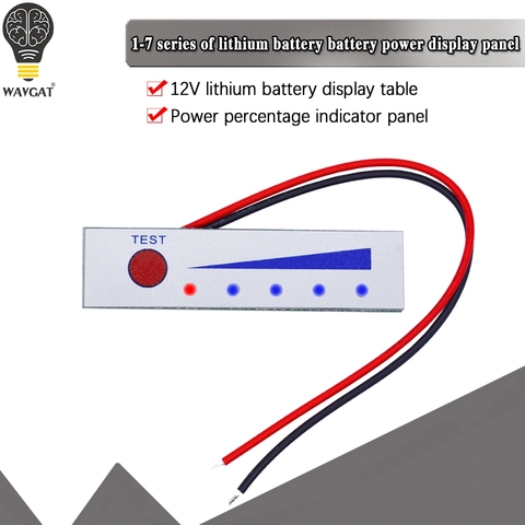 Nivel de batería de litio 1S, 2S, 8V, 3S, 12V, 4S, 16V, 5S, 21V, 6S, 25V, indicador LCD, 18650, medidor de batería Li-ion ► Foto 1/6