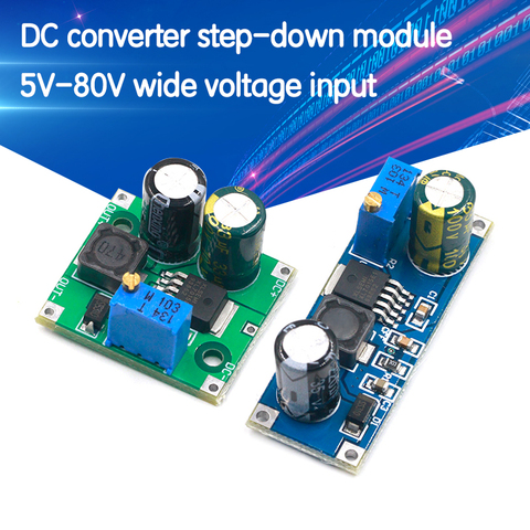 XL7015 DC-DC Dc módulo reductor 5V-80V Entrada de amplio voltaje 7005A LM2596 ► Foto 1/6