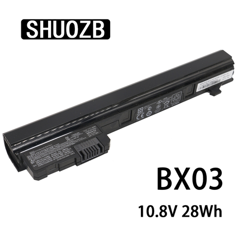 SHUOZB nuevo Original BX03 batería de ordenador portátil para HP MINI 110, 110-1000, 1011 MINI 1012 BX03 530972-241, 537626-001 607762-001 para COMPAQ ► Foto 1/6