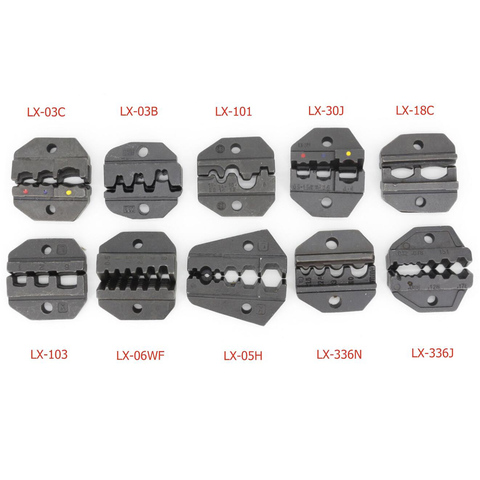 Serie LX Alicates de abrazadera prensado de mandíbula molde terminal de enchufe cable Coaxial Tubular terminal aislado LX-03C 03B 05 H 06WF 30J 18C ► Foto 1/2