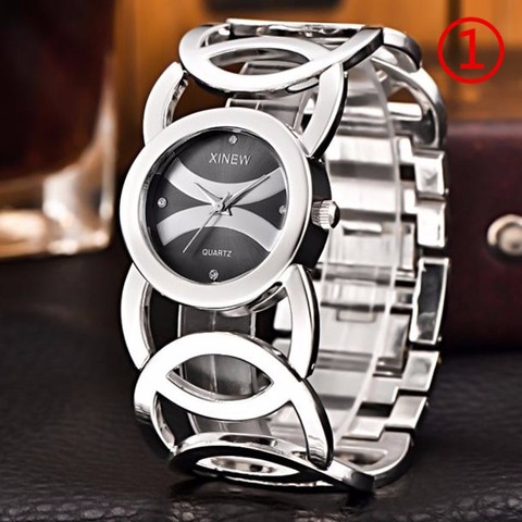 Reloj de pulsera de cuarzo para mujer, de lujo, a la moda, gran calidad, 50 ► Foto 1/6