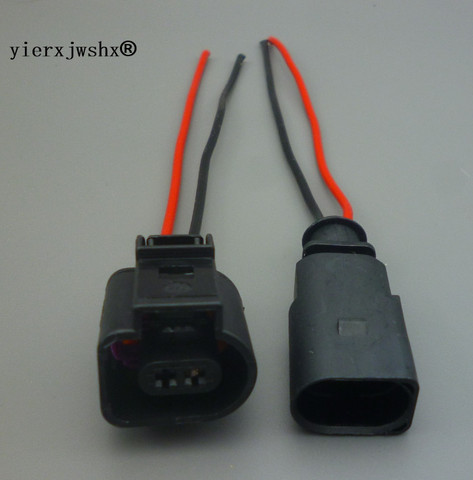 Yierxjwshx-arnés de cableado automático, 2 pines, 1,5mm, compatible con Audi, VW, 6rd820535, Conector de enchufe, 1J0973702, 1J0973802 ► Foto 1/6