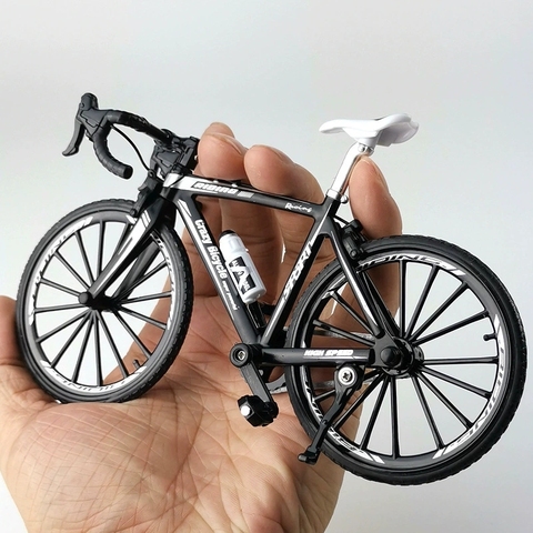 Mini bicicleta de aleación de Metal fundida para niños, modelo 1:10, bicicleta de montaña de juguete, simulación de carreras, colección de regalos para adultos ► Foto 1/6