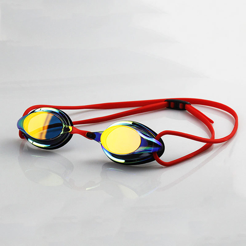 Gafas de natación de competición profesional, galjanoplastia, antiniebla, protección UV, Gel de sílice, gafas de buceo, gafas de carreras ► Foto 1/6