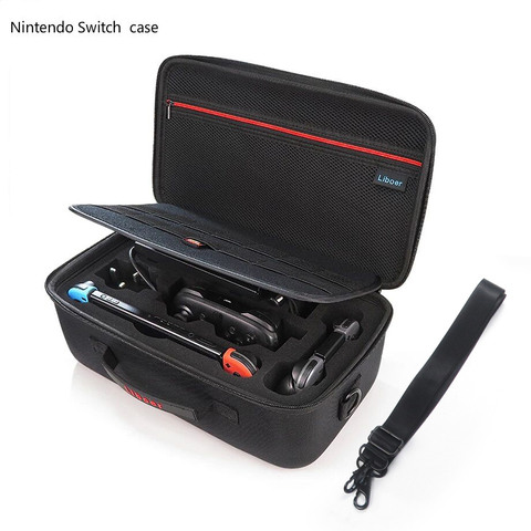 Bolsa protectora portátil para Nintendo Switch, bolsa de almacenamiento de Estuche de transporte dura con forro suave para consola Switch y accesorios ► Foto 1/6