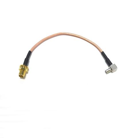 RF SMA hembra a TS9 conector macho RG316 Cable Coaxial SMA a TS9 adaptador 15 cm para huawei e5332 e5776 e5372 módem ► Foto 1/6
