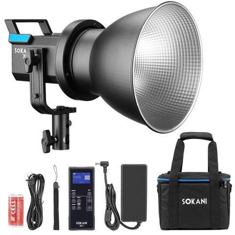 Sokani-kit de luz LED para vídeo, accesorio X60, última versión 2 v2 COB, 80W, 5600K, luz diurna con mando a distancia de 2,4G, 5 preprogramable ► Foto 1/6