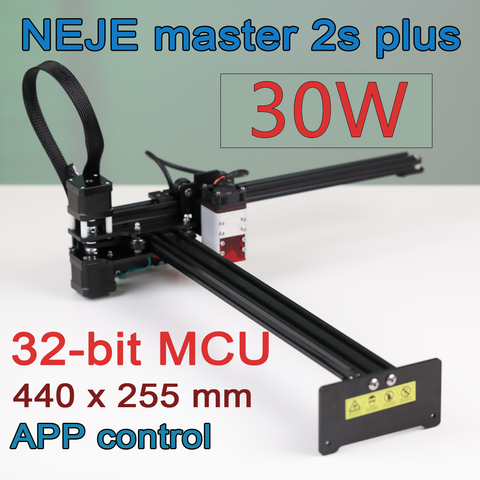 NEJE Master2S Plus 30-máquina de corte láser profesional de gran área, máquina de grabado láser, Lightburn, Control por aplicación Bluetooth, novedad ► Foto 1/6