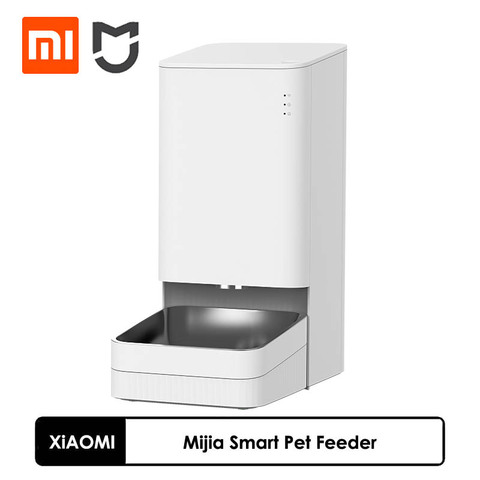 Xiaomi Mijia Smart Alimentador automático para mascota alimentación Tiempo diseño mantener los alimentos frescos que una mascota Plan de dieta trabajar con Mi casa App ► Foto 1/6