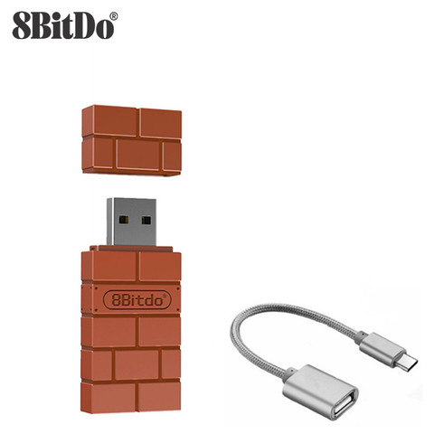 8bitdo-Adaptador USB inalámbrico con Bluetooth para Windows, Mac, Raspberry Pi, Nintendo Switch, compatible con PS4, Xbox One, mando para Switch ► Foto 1/6